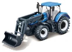 Burago New Holland With Front Loader Diecast Model