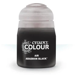 Citadel Colour 24ml Air Abaddon Black Acrylic Paint