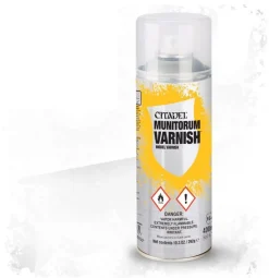 Citadel Colour 400ml Spray Munitorum Varnish Acrylic Paint