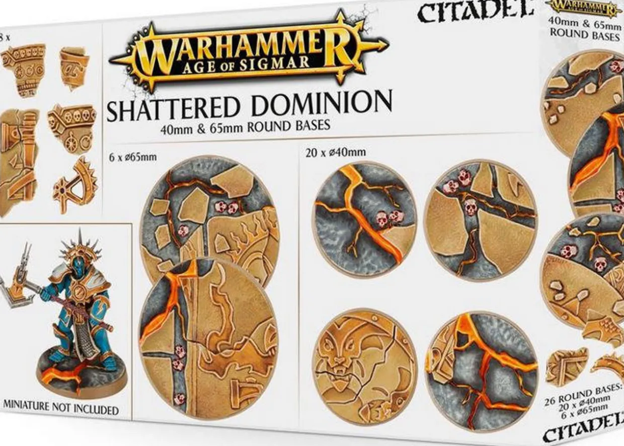 Citadel Shattered Dominion 40 & 65mm Round Bases