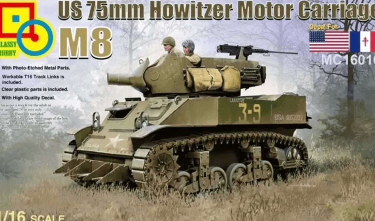 Classy Hobby 1/16 M8 75mm Howitzer Motor Carriage