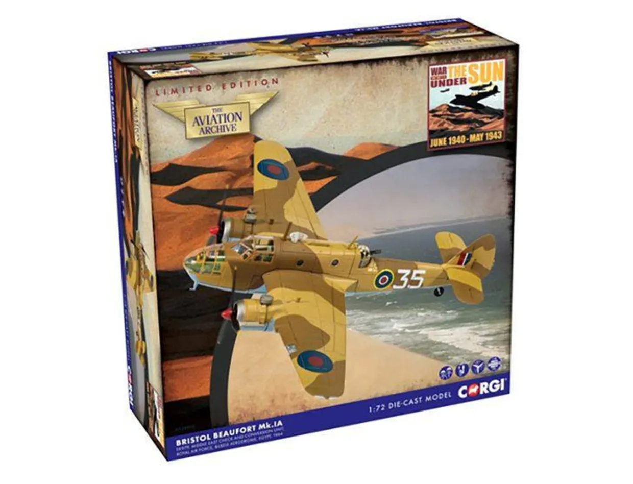 Corgi 1/72 Bristol Beaufort MkIa ‘35’ - Middle East Check and Conversion Unit