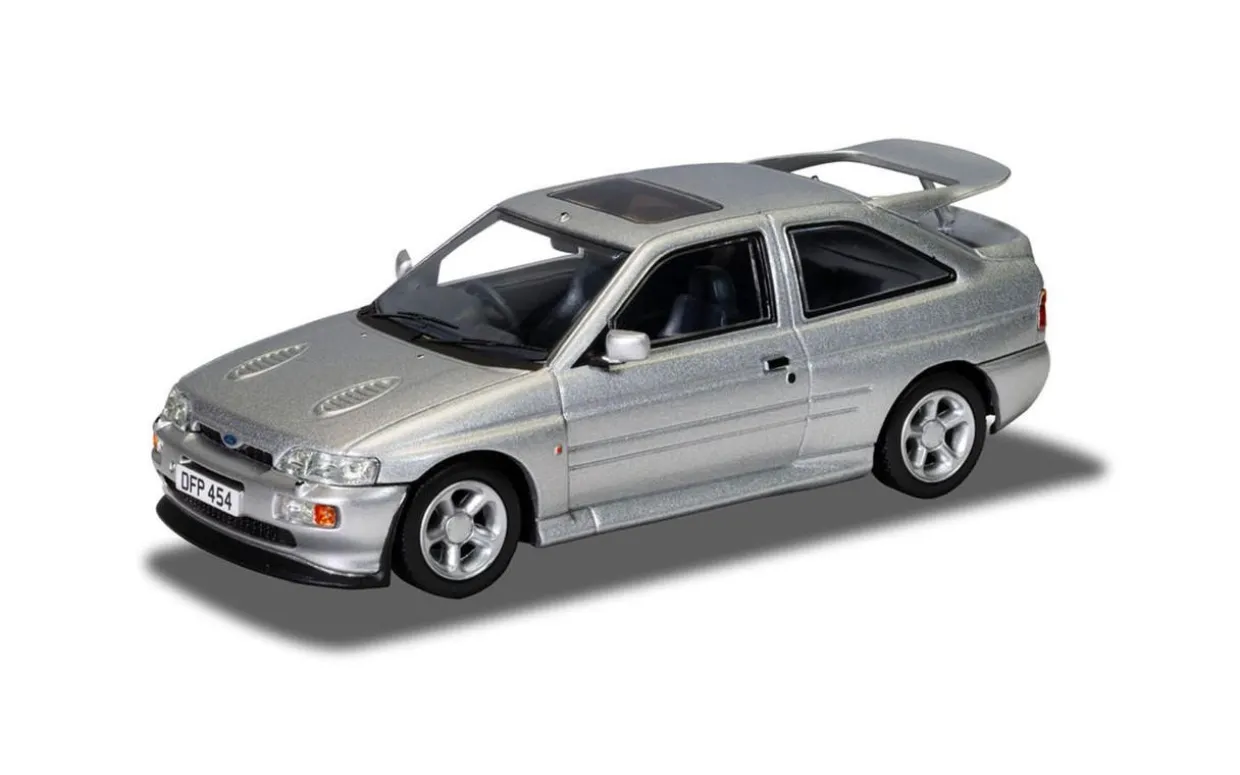 Corgi 1/43 Ford Escort RS Cosworth, Moondust Silver Diecast Model