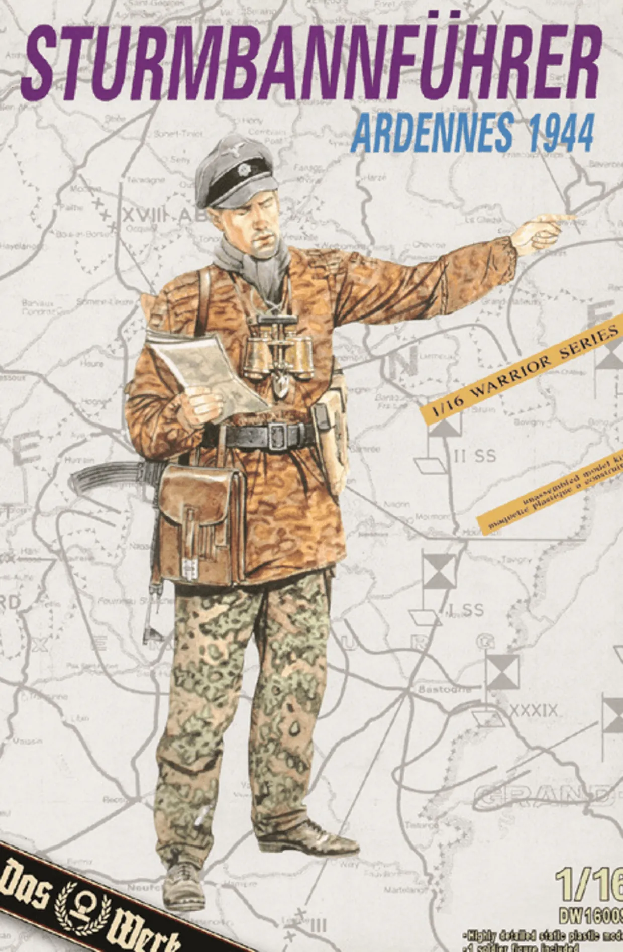 Das Werk 1/16 WWII German Sturmbannfuhrer