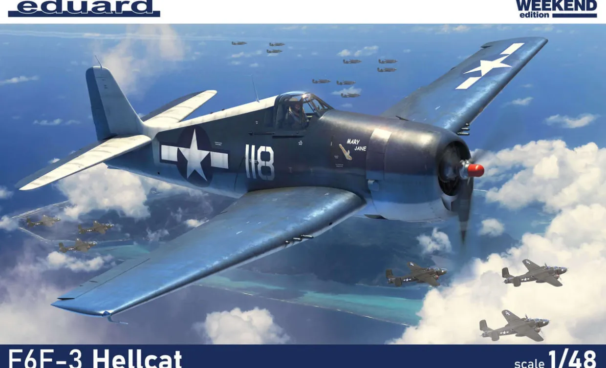 Eduard 1/48 Grumman F6F-3 Hellcat Weekend edition