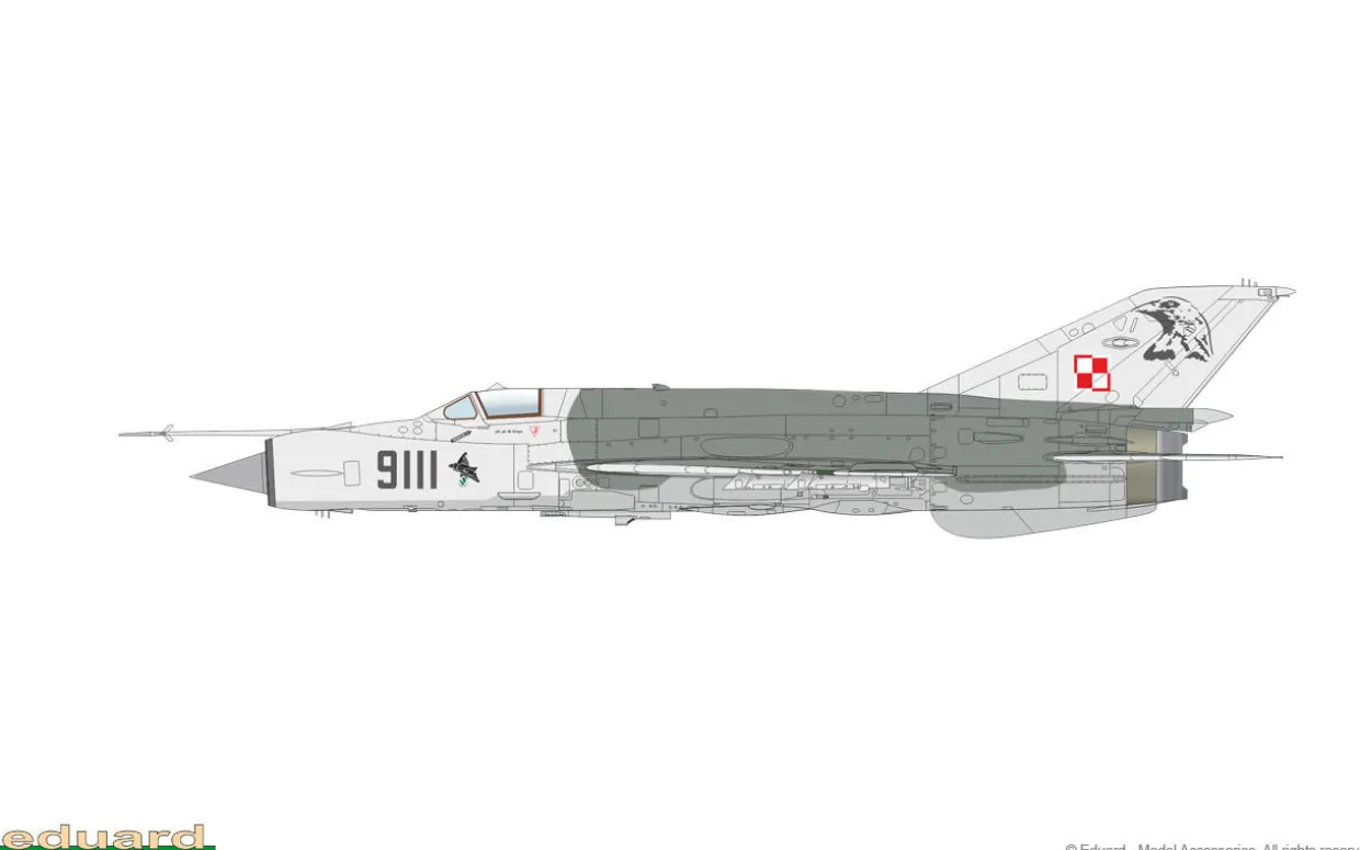 Eduard 1/72 Mikoyan MiG-21MF Fighter Bomber ProfiPACK edition