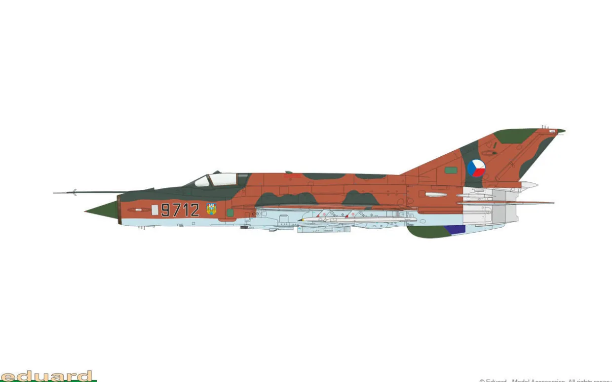 Eduard 1/72 Mikoyan MiG-21MF Fighter Bomber ProfiPACK edition