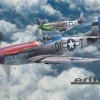 Eduard 1/72 North American P-51D Mustang Aces of the Eights Dual Combo Limited Edition