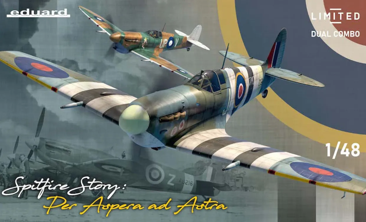 Eduard 1/48 Supermarine Spitfire Story Per Aspera ad Astra Dual Combo Model Kit