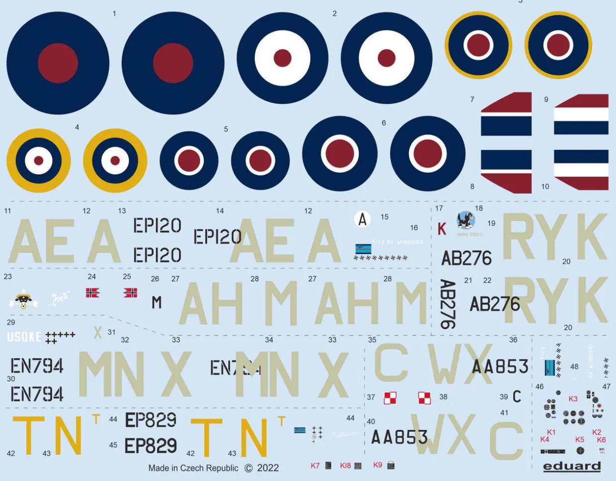 Eduard 1/48 Supermarine Spitfire Mk. Vb Late Model Kit