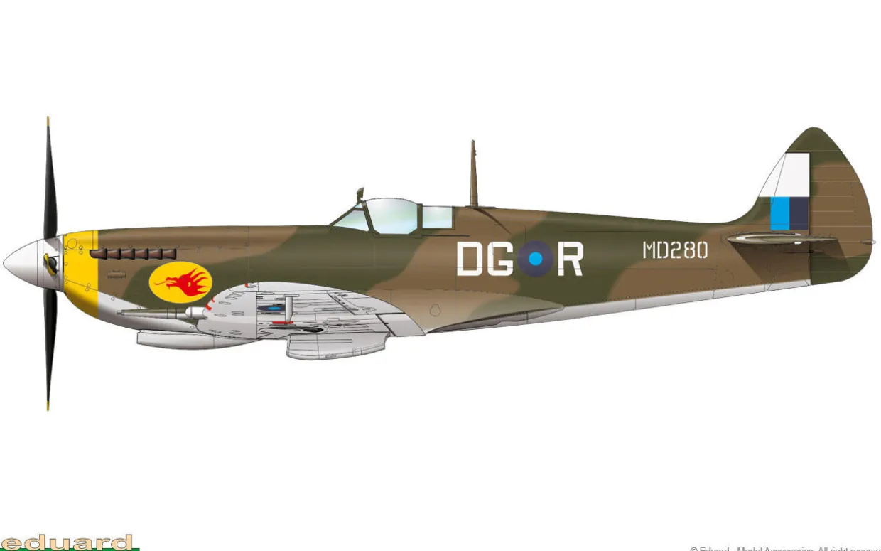 Eduard 1/48 Supermarine Spitfire Mk. VIII Model Kit