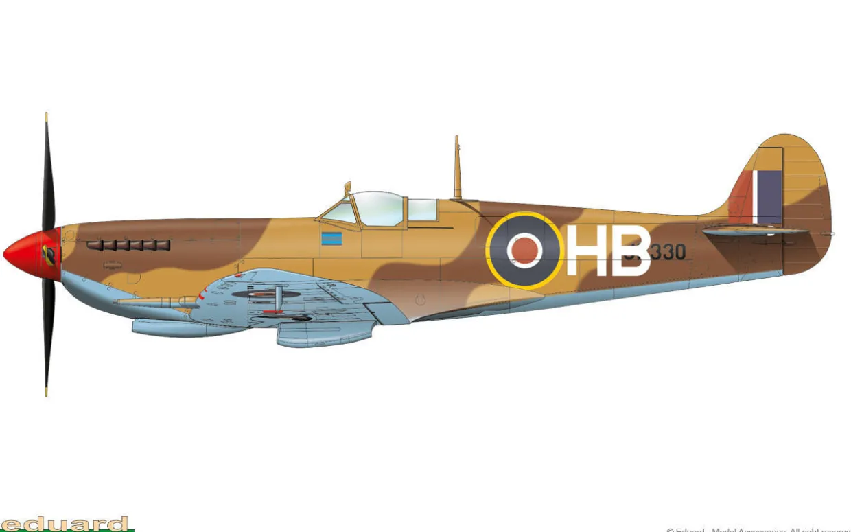 Eduard 1/48 Supermarine Spitfire Mk. VIII Model Kit