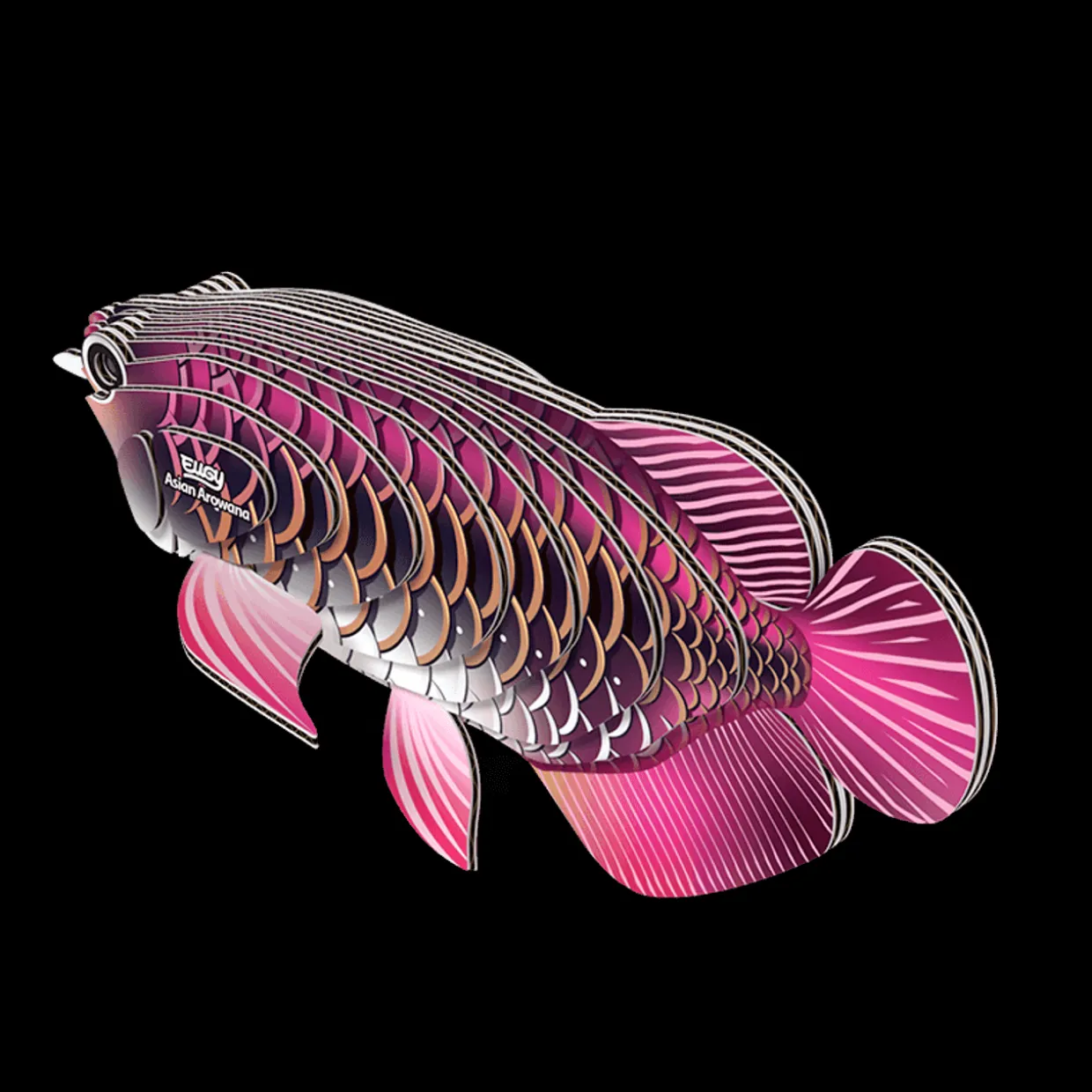 Eugy 118 Asian Arowana Card 3D Puzzle