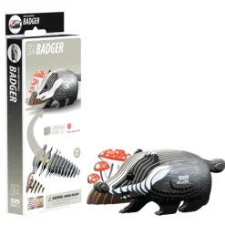 Eugy 94 Badger Card 3D Puzzle