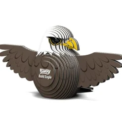 Eugy 22 Bald Eagle Card 3D Puzzle