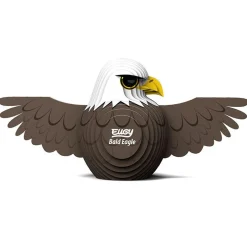 Eugy 22 Bald Eagle Card 3D Puzzle