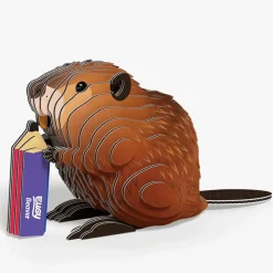 Eugy 127 Beaver Card 3D Puzzle