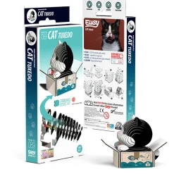 Eugy 89 Cat - Tuxedo Card 3D Puzzle