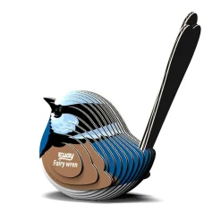 Eugy 25 Fairy wren Card 3D Puzzle
