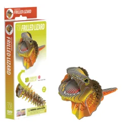 Eugy 108 Frilled Lizard Card 3D Puzzle