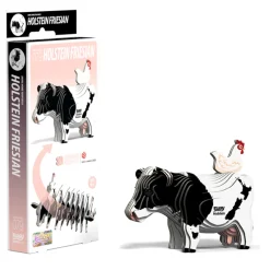 Eugy 79 Holstein Friesian Cow Card 3D Puzzle