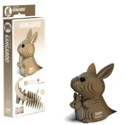 Eugy 15 Kangaroo Card 3D Puzzle