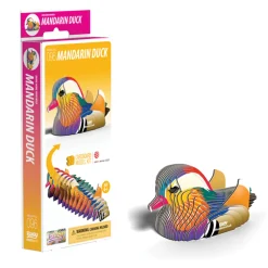 Eugy 96 Mandarin Duck Card 3D Puzzle