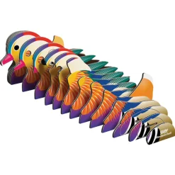 Eugy 96 Mandarin Duck Card 3D Puzzle