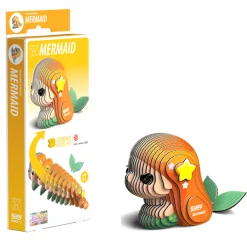 Eugy 50 Mermaid Card 3D Puzzle