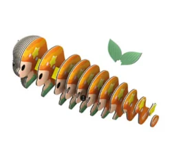 Eugy 50 Mermaid Card 3D Puzzle