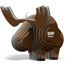 Eugy 42 Moose Card 3D Puzzle