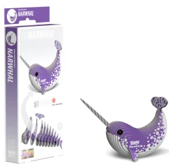 Eugy 33 Narwhal Card 3D Puzzle
