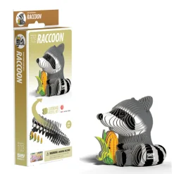Eugy 103 Raccoon Card 3D Puzzle