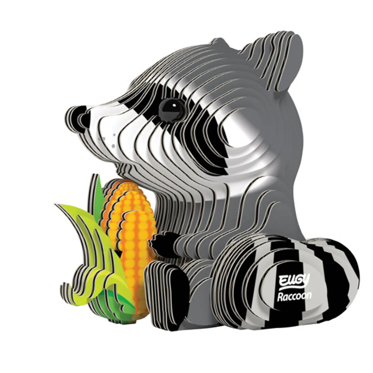 Eugy 103 Raccoon Card 3D Puzzle