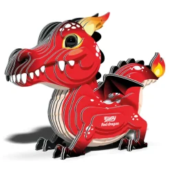 Eugy 85 Red Dragon Card 3D Puzzle