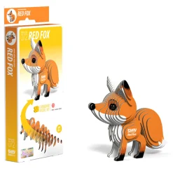 Eugy 72 Red Fox Card 3D Puzzle