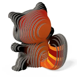 Eugy 126 Red Panda Card 3D Puzzle