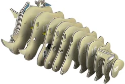 Eugy 76 Rhino Card 3D Puzzle