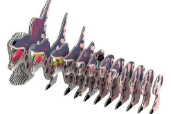 Eugy 64 Spino Card 3D Puzzle