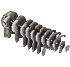 Eugy 40 Wolf Card 3D Puzzle