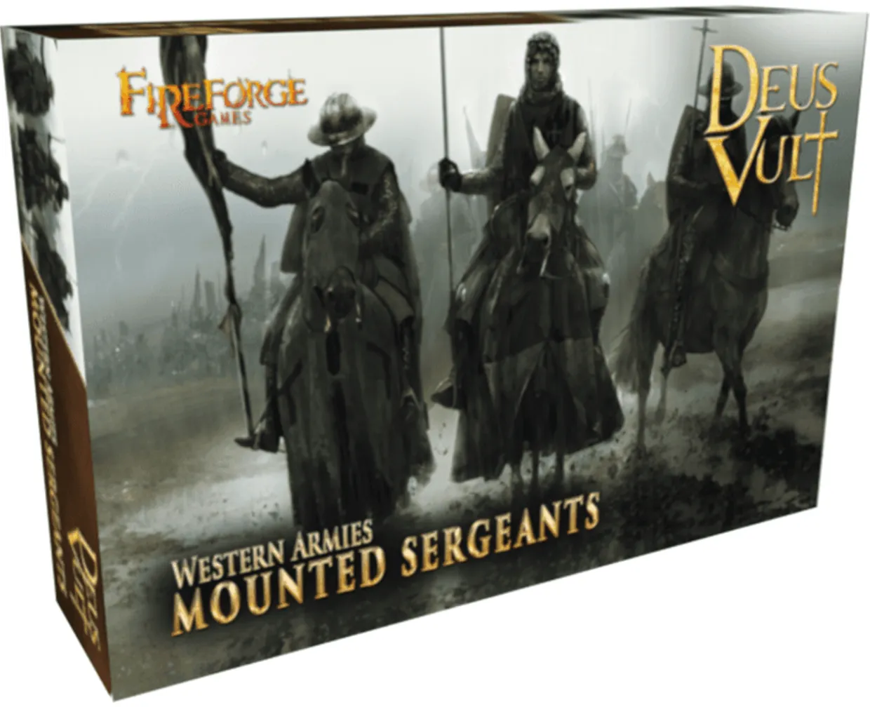 Fireforge Games 28mm Deus Vult - Mounted Sergeants