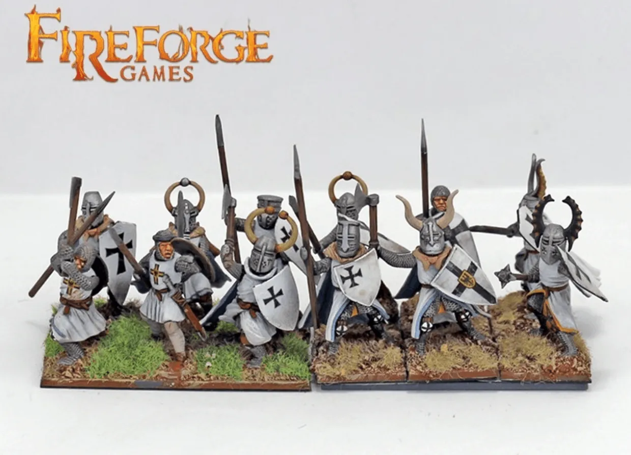 Fireforge Games 28mm Deus Vult - Teutonic Infantry
