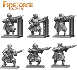 Fireforge Games 28mm Forgotten World - Stone Realm Dwarf Crossbowmen