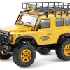 FMS 1/24 Land Rover Defender D90 RTR Yellow Off-Road Vehicle
