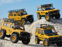 FMS 1/24 Land Rover Defender D90 RTR Yellow Off-Road Vehicle
