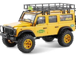 FMS 1/24 Land Rover Defender D110 RTR Yellow Off-Road Vehicle