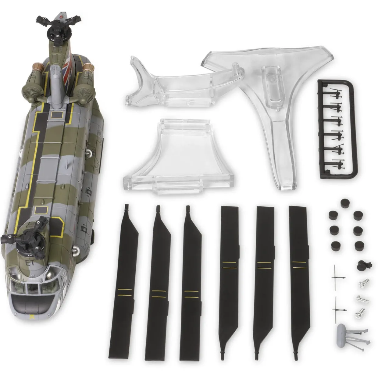 Forces Of Valor 1/72 Royal Air Force Chinook HC Mk1 Helicopter 1984 Diecast Model