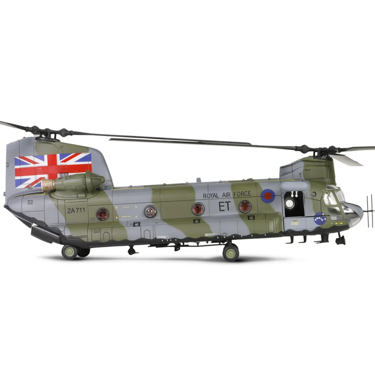 Forces Of Valor 1/72 Royal Air Force Chinook HC Mk1 Helicopter 1984 Diecast Model