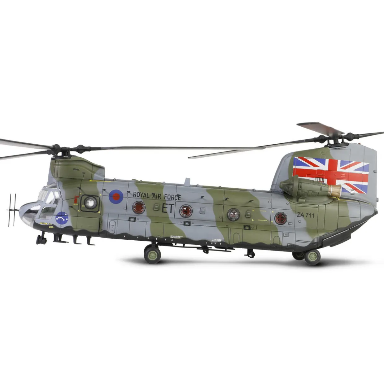 Forces Of Valor 1/72 Royal Air Force Chinook HC Mk1 Helicopter 1984 Diecast Model