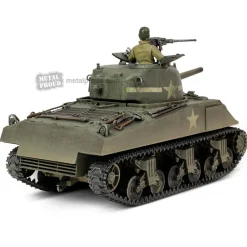 Forces Of Valor 1/32 U.S. Medium Tank Sherman M4A3 (75), VVSS Suspension & 57° Glacis Direct Vision Diecast Model
